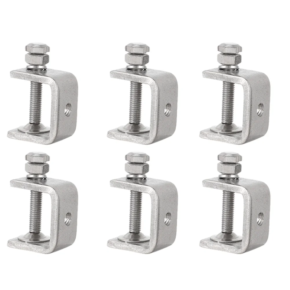 6 шт. C-образный зажим тигровый деревянный стандартный широкоугольный для тяжелых