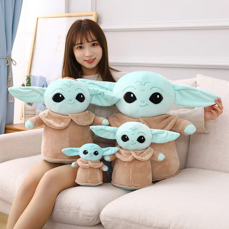 

Disney Star Wars Yoda Plush Toy Grogu Mandalorian Figure Yoda Baby Dolls Model Stuffed Cartoon Yoda Pillow Kid Toy Gifts Deco
