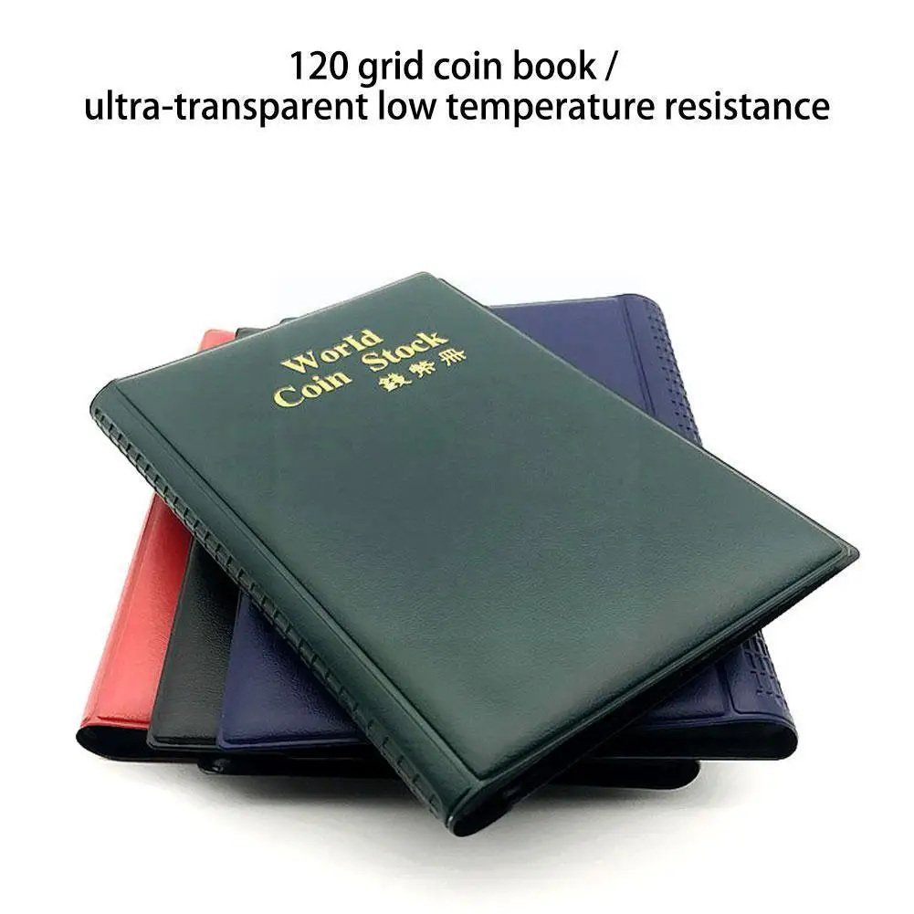 

Книга для монет, 120 карманов, книга для коллекционирования монет, книга для коллекционирования монет высокого качества, книга для коллекцио...