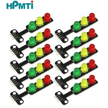10 PCS LED traffic lights light-emitting module / digital signal output Traffic light module / electronic building blocks 1