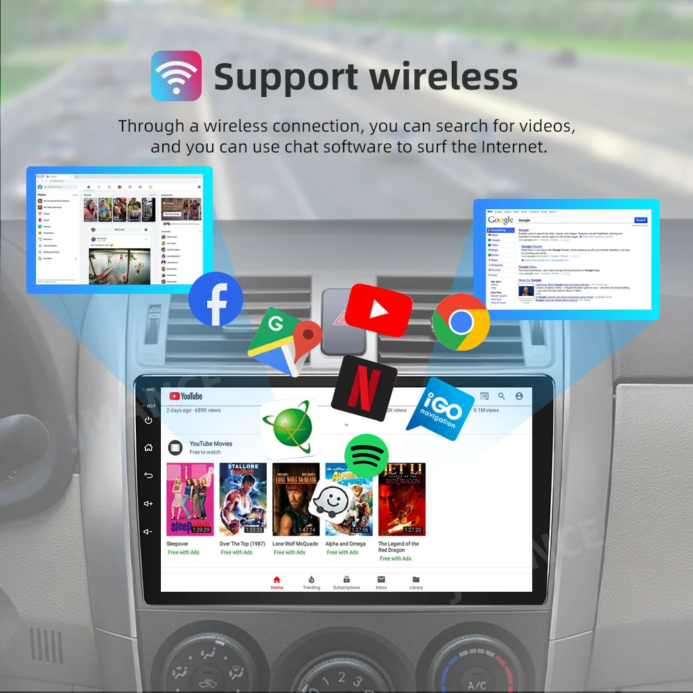 Автомагнитола iorigin10.1 4G + WiFi 2din Android 11 мультимедийный видеоплеер навигация GPS для