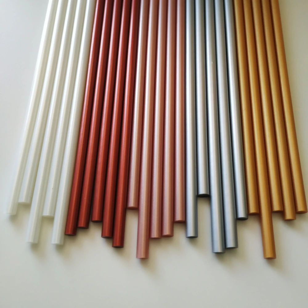 Φ 7 мм Ретро металлический блеск термоплавкий клей розовый Золотой Клей