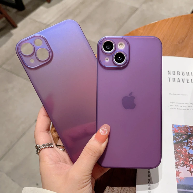

Ultra Thin Soft PP Matte Case For iPhone 14 13 12 Mini 11 Pro X XR XS Max 7 8 Plus SE 2 3 Hard Translucent Clear Slim Back Cover