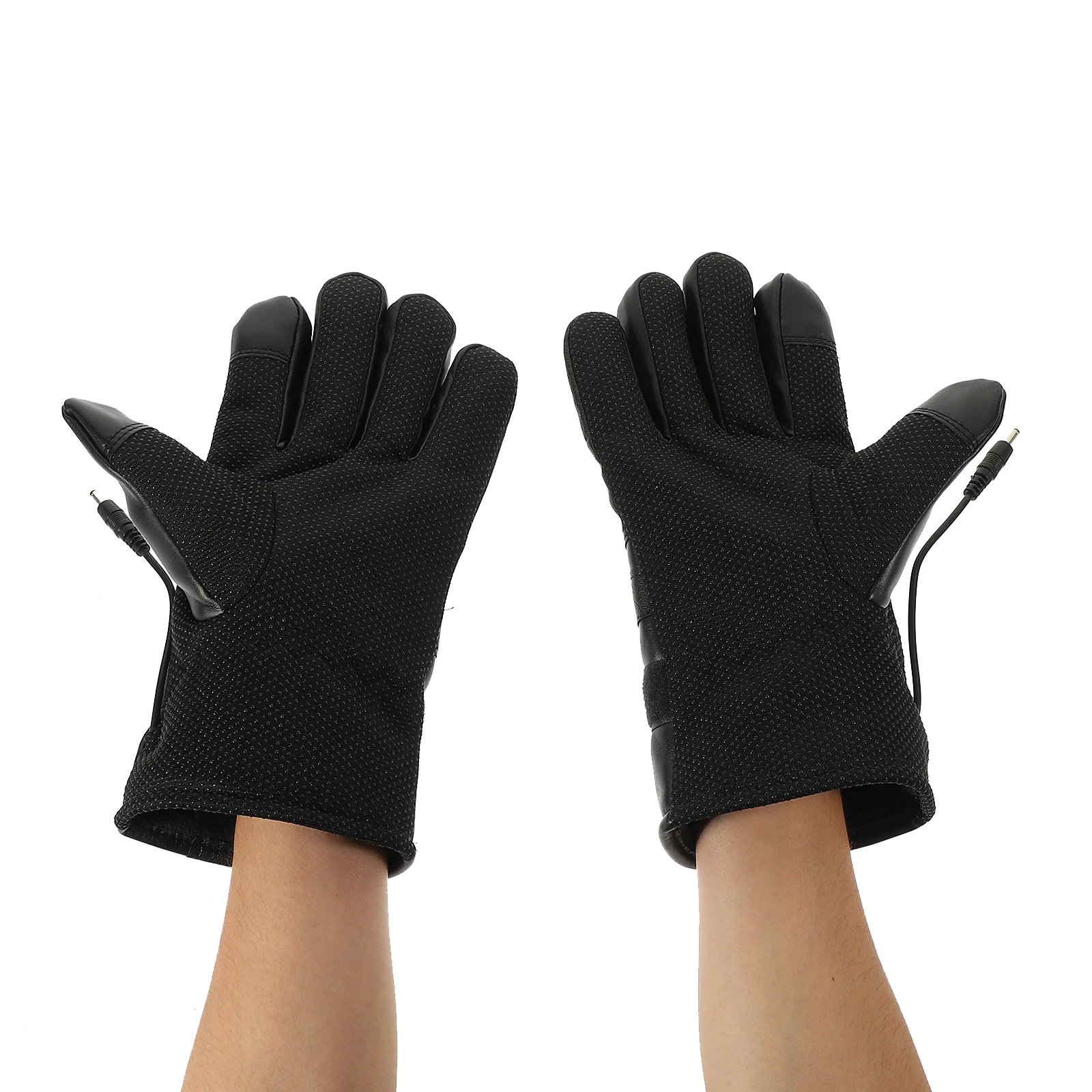 Мотоциклетные термоперчатки с подогревом для езды сенсорный экран палец зима