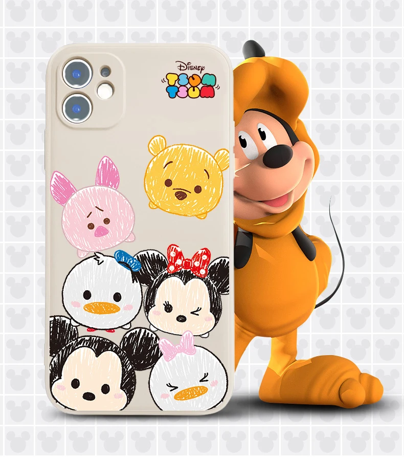 cute winnie lotso bear phone csae for funda iphone 11 case 12 13 pro max 12 13 mini x xs xr max 6 6s 7 8 plus silicone celular free global shipping