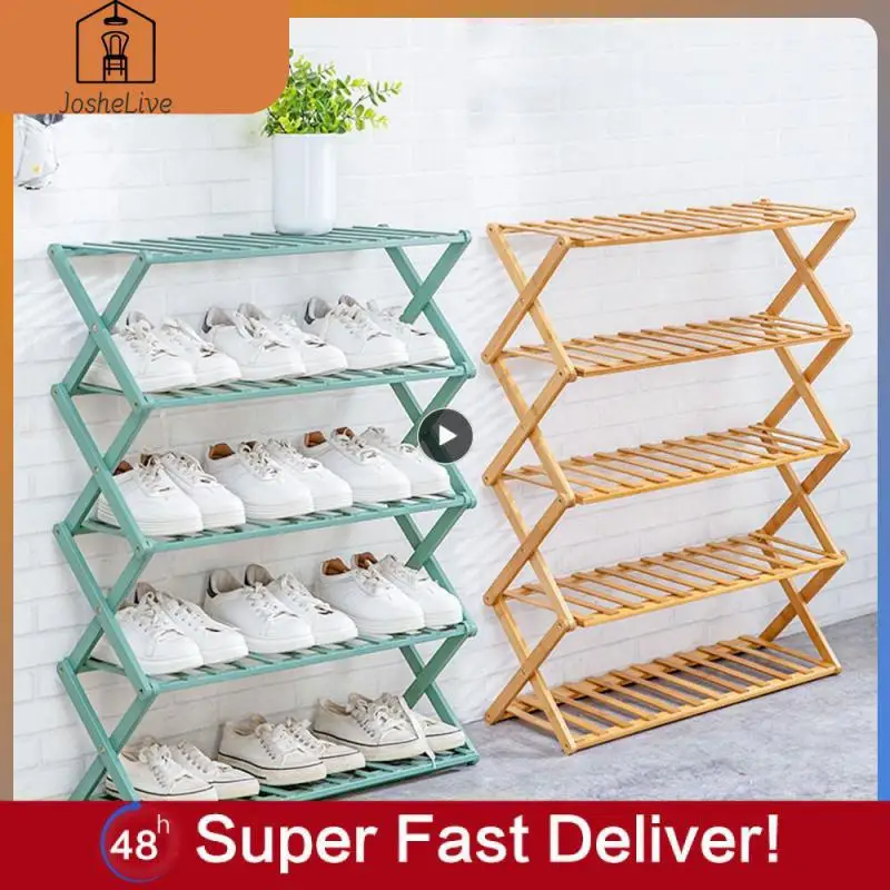 

Simple Household Installation Free Economic Shelf Houseware Shoe Rack Foldable Storage Rack Multi-layer Shoe Management