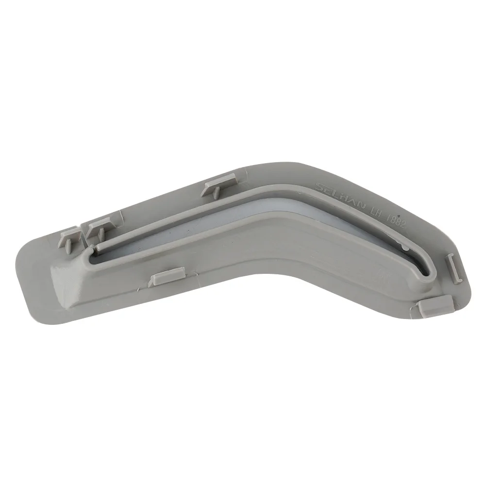 

1PC Seat Belt Selector Gate Cover ABS Plastic B-pillar Front Left Grey Lid Trim Easy Long Service Life Perfect