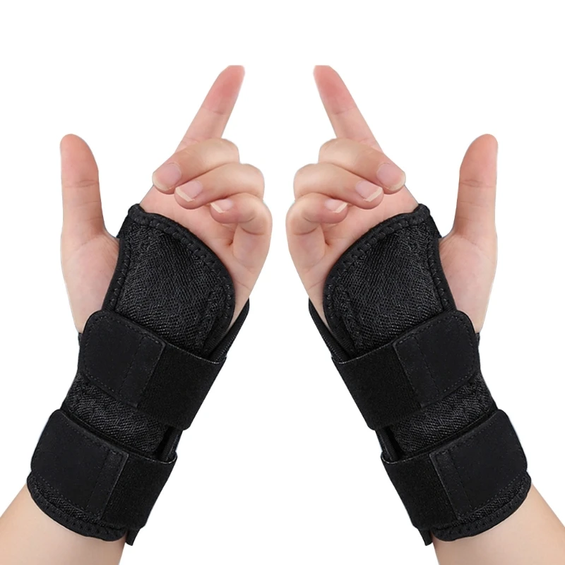 

Carpal Tunnel Wrist Brace with Strap Splint Stabilizers Helps Relieve Hand