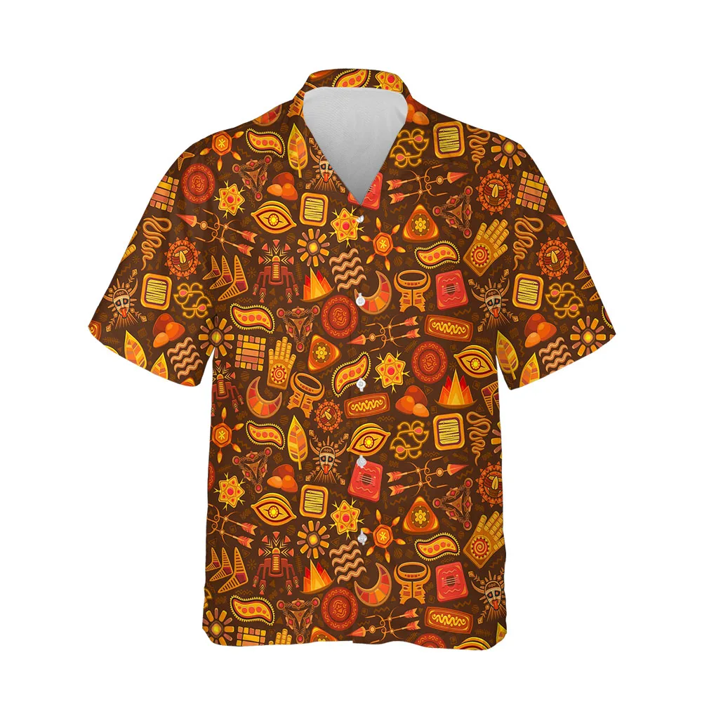 Jumeast New 3D Summer Mens Hawaiian Shirt Short Sleeve  Festival Clothing Beach Blouses Streetwear Fashion Breathable Men Shirt