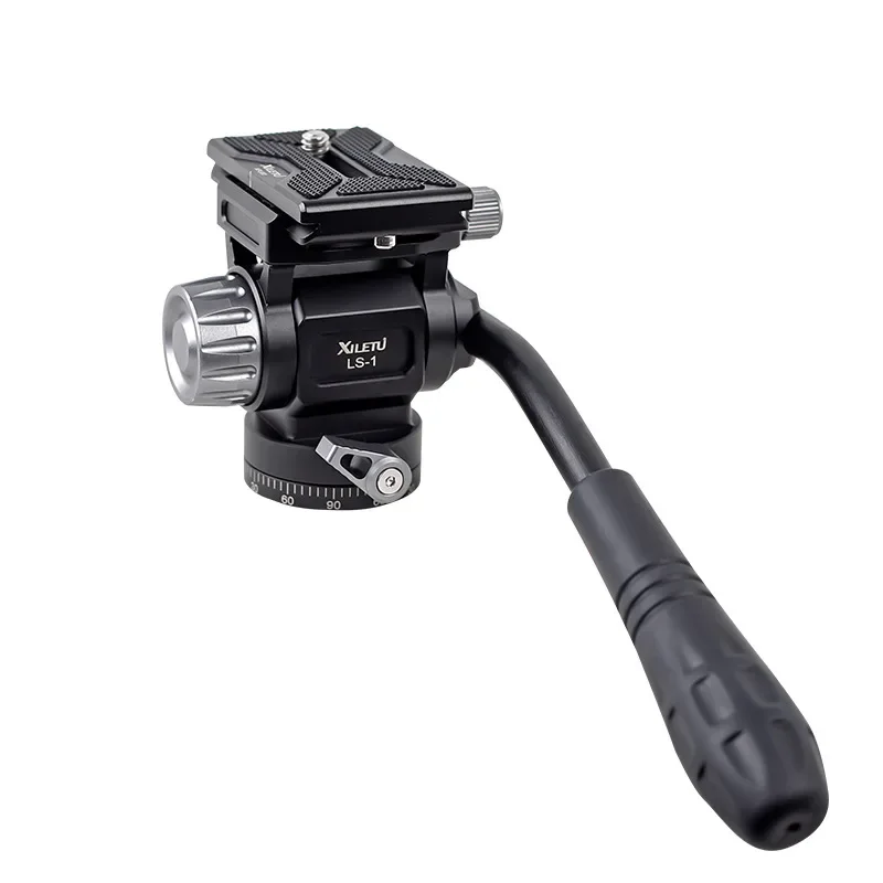 Yiscaxia панорамная головка штатива гидравлическая жидкость демпфирующая видео для