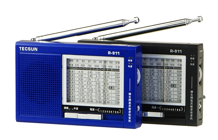 Радиоприемник Tecsun R-911FM/SW/MW Высокочувствительный 11 диапазонов |