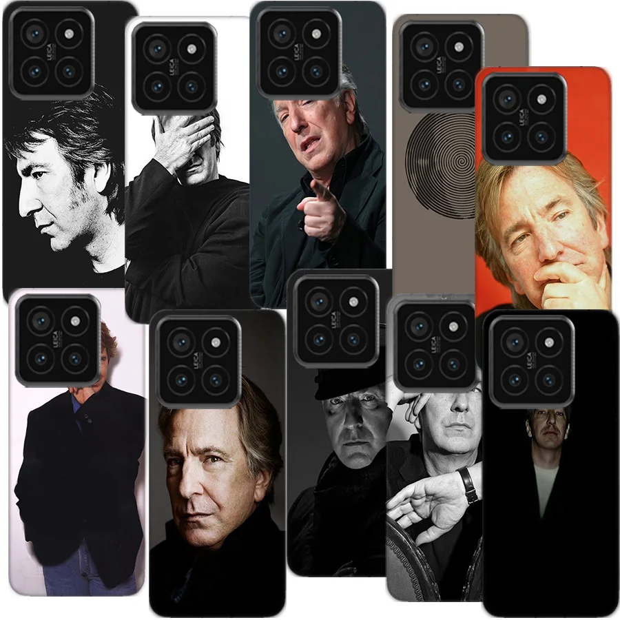 Прозрачный чехол для телефона Alan Sidney Patrick Rickman Xiaomi Poco F6 F5 Pro F3 X5 X4 NFC F4 X3 GT M5 M5S M4 M3 F2 F1