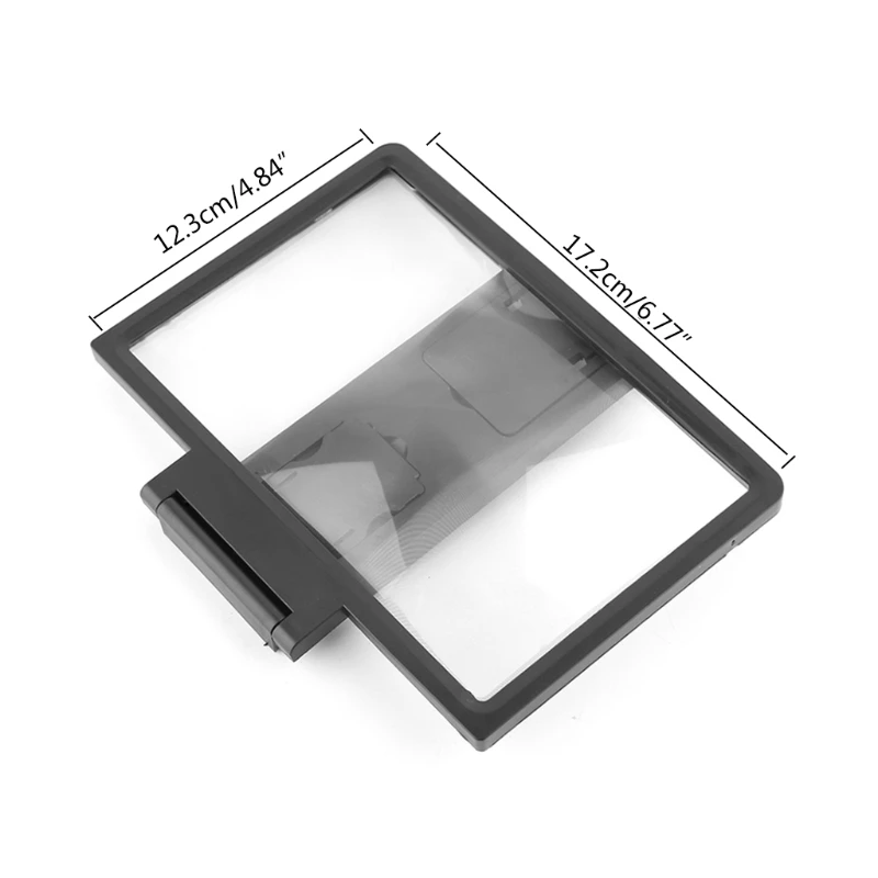 

17” Cell Phone Screen Magnifier Mobile Phone Amplifier H-D Screen Enlarger Smartphone Magnifying Stand Eye Protection J2FA