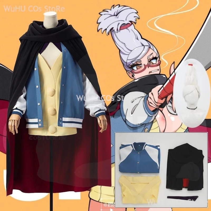 Аниме Dandadan Косплей Seiko Ayase Костюм Накидка Пальто Парик Обувь Опора Хэллоуин
