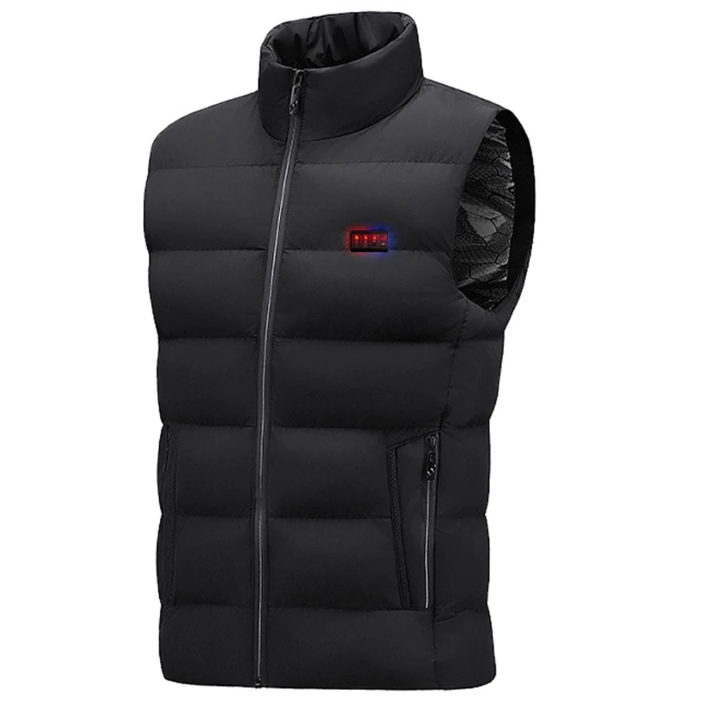 

Unisex Warm Heated Vest Lightweight Electric Heating Gilet 23 Heating Zone USB Charging for Outdoor Camping Hiking