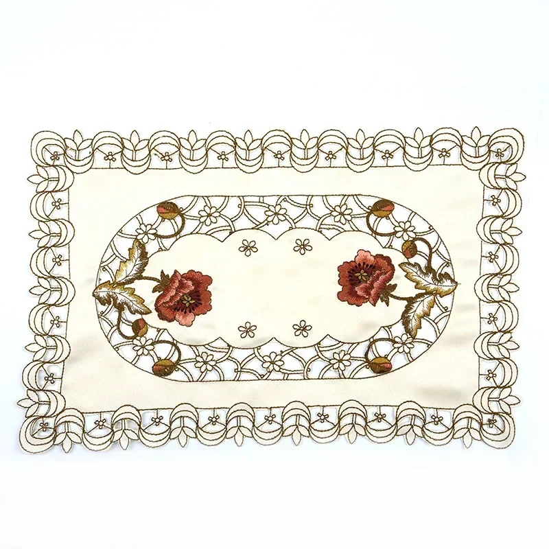 

Скатерть-дорожка винтажная цветочная