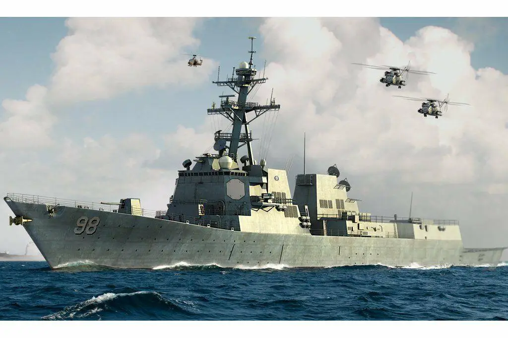 Hobby Boss 83414 1/700 USS Destroyer DDG-98 Forrest Sherman | Игрушки и хобби