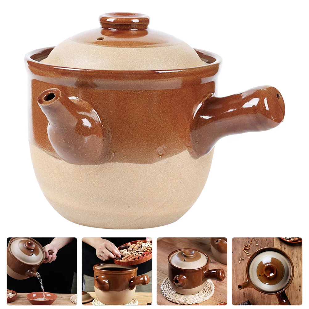 

Pot Clay Casserole Pottery Cooking Stew Cooker Chinese Hot Soup Ceramic Boiling Kettle Crock Slow Tea Pots Steam Shabu Ceramics