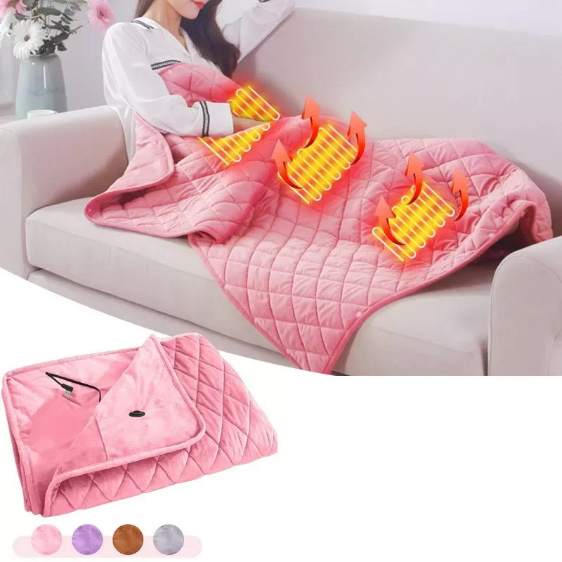 

USB Large Blanket Winter Warm Blanket Powered By Power Bank Bed Warmer Usb Heated Blanket Body Heater