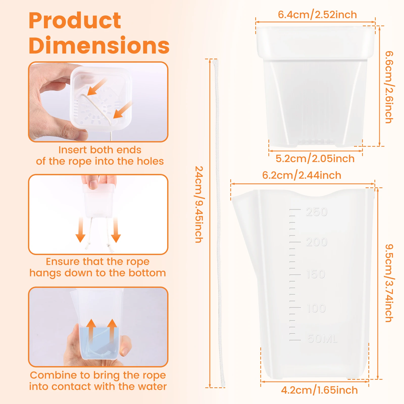 

Самополивающийся цветочный горшок Semi Hydroponic Pot