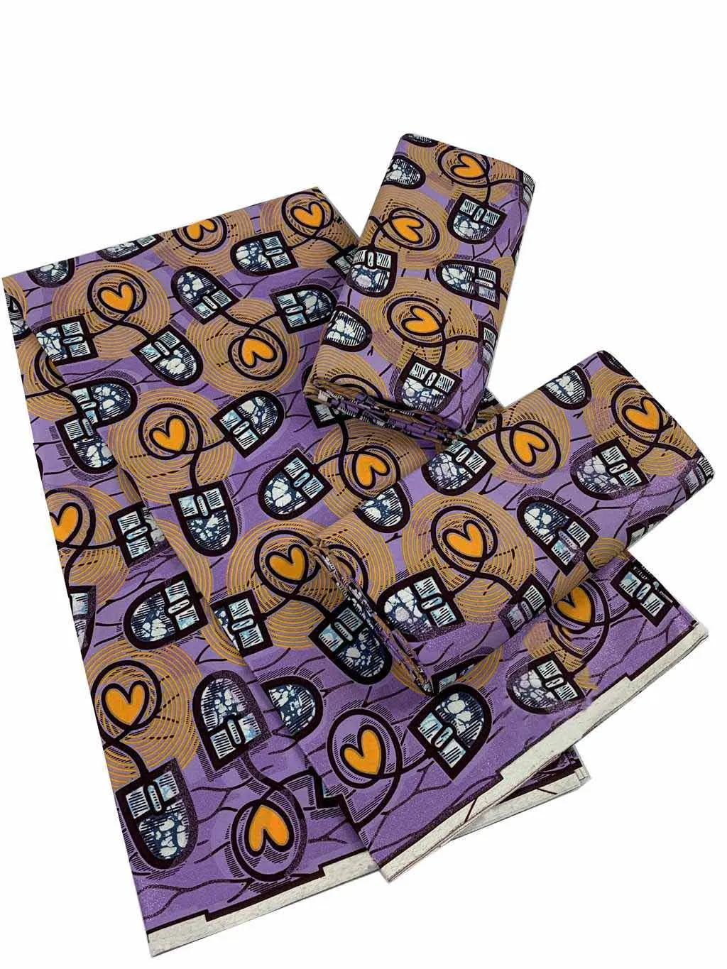 

Новинка 2023 г., Лидер продаж, атласная ткань из 100% хлопка в африканском стиле высокого качества, большой золотой наполнитель, ткань из искусственного воска для шитья платья