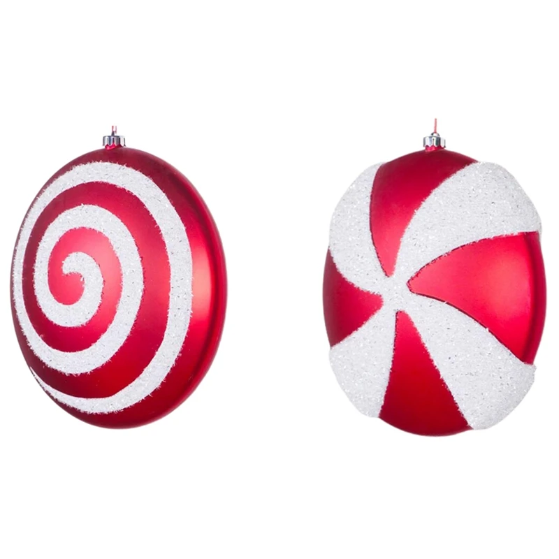 

Изысканное рождественское пластиковое украшение для конфет 30 см, подвесная игрушка для елки, украшение для рождественской вечеринки