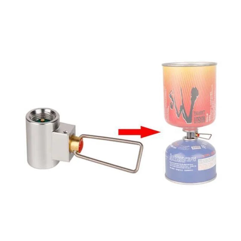 

Outdoor Camping Stove Refill Adapter Flat Gas Adapter Valve Canister Gas Convertor Shifter Cylinder Refill Adapter
