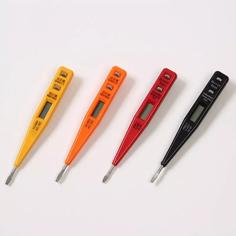 

Indicator Voltage Meter Tester Pen Digital Voltmeter 12V-250V Socket Wall AC/DC Power Outlet Detector Sensor Tester Pen