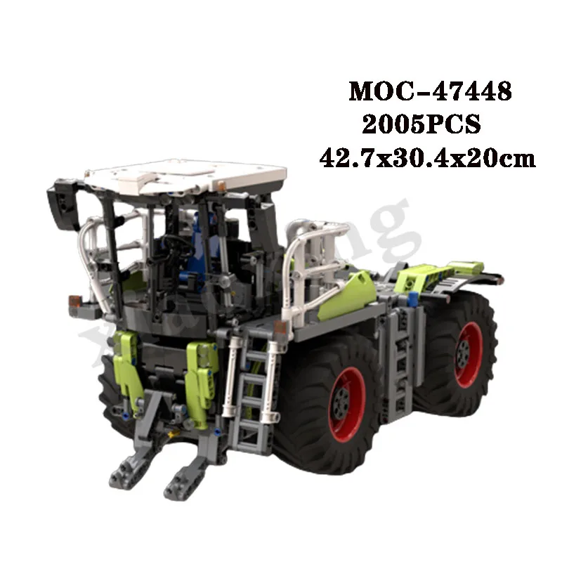 

Новый конструктор MOC47448, сельскохозяйственный трактор, 2005 шт. в сборе, Игрушечная модель из частиц, игрушка для взрослых и детей, подарок «сделай сам»