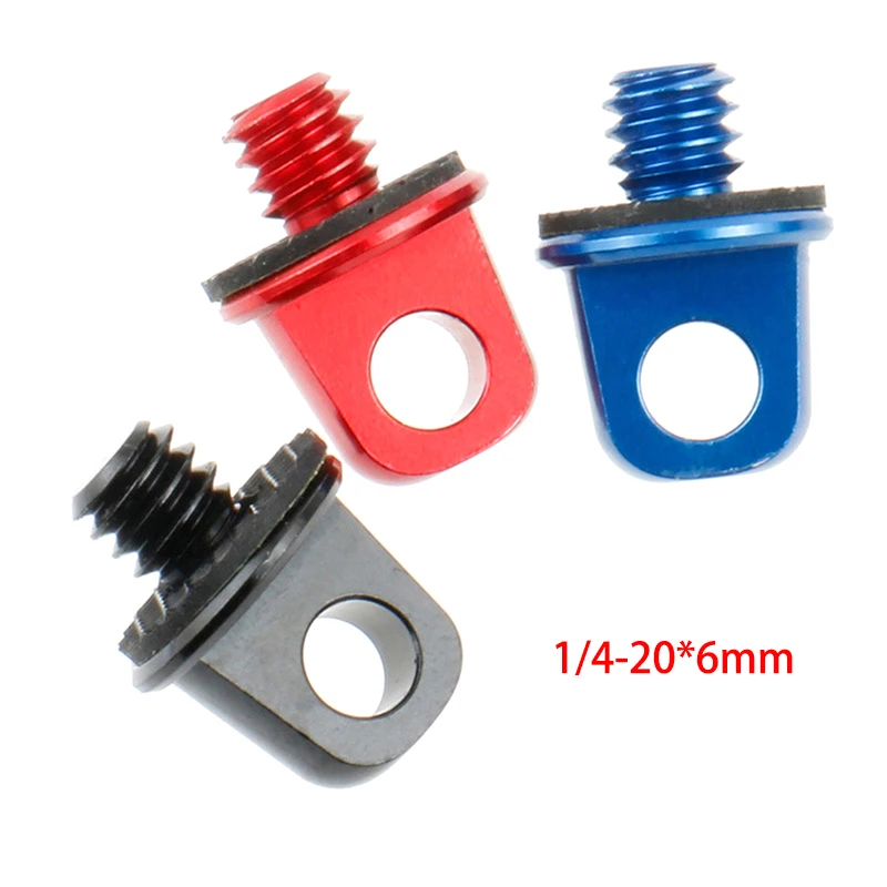 

1/4 Inch Handle Camera Screw 1/4" D Ring Adapter for Tripod Photo Studio