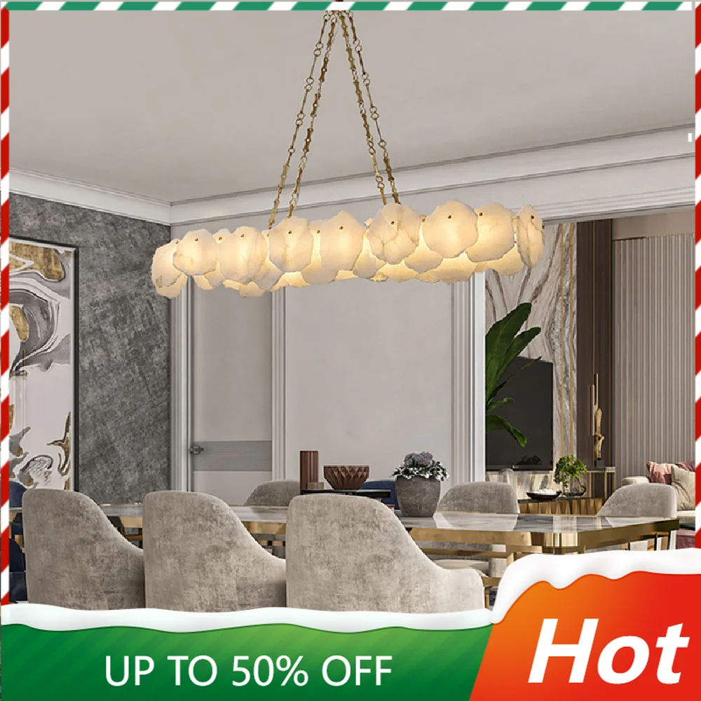 

Dimmable LED Wall Lamp Ivory White Marble Copper Modern Light Fixture Lustre Aisle Lights Luxury Home Decor Living Room