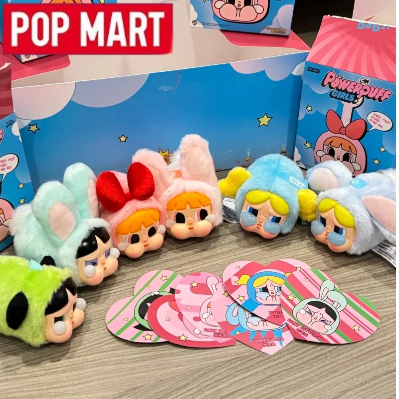 POP MART CRYBABY x Powerpuff Girls Series слепая коробка Kawaii Mystery Box Guess Bag игрушки кукла милая аниме фигурка украшение для рабочего стола (art.: 3920d2e396f68) - 3920d2e396f68