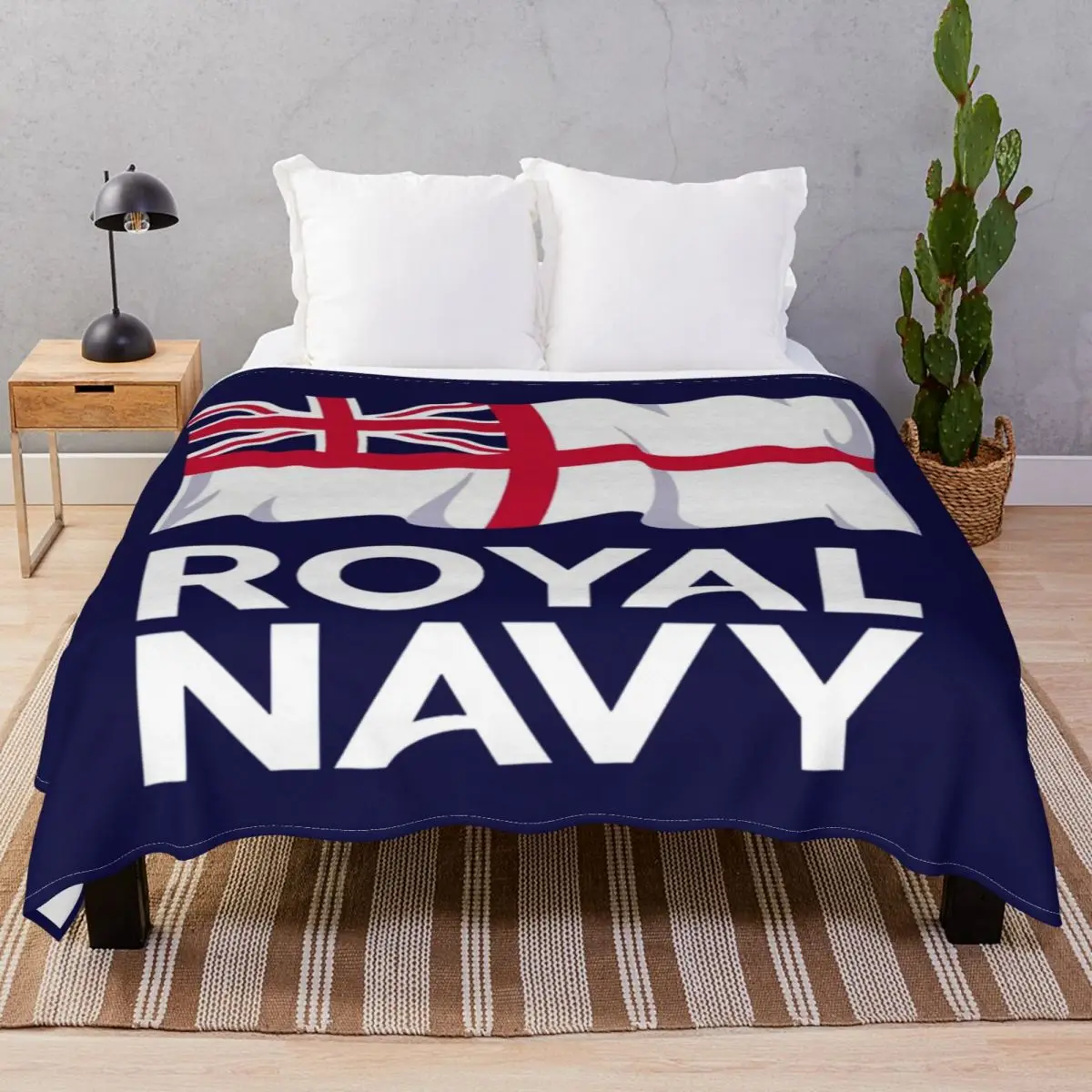 

Одеяло с логотипом Royal Navy, флисовый Текстильный декор, легкий плед для постельного белья, домашняя кушетка, лагерь, кинотеатр