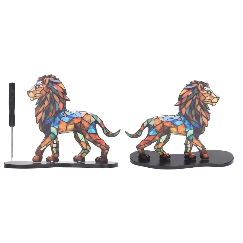 

Плоское украшение в виде льва, металлическое основание для украшения стола в виде льва