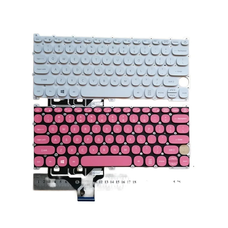 

1pcs US new laptop keyboard for Samsung Notebook 530XBB-K010203 red/grey