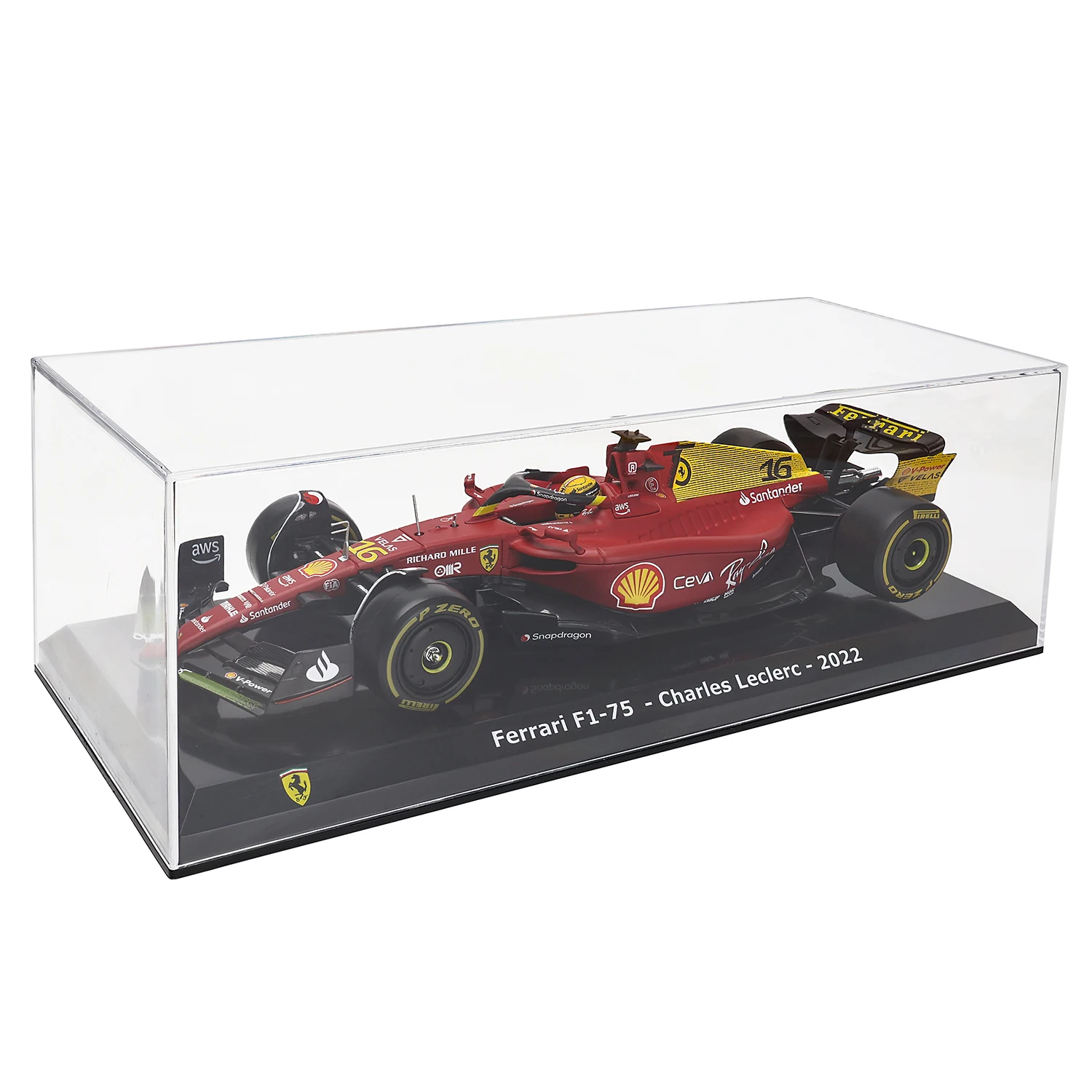 Модель Автомобиля Mercedes-Benz BBURAGO Литой Сплав Масштаб 1:24 F1 Scuderia Ferrari F1-75 #