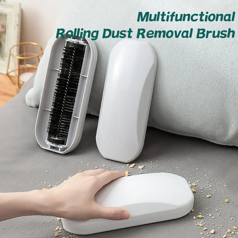 Brush Bed Linen Sofa Garbage Dusting Hair Removal Brush Clothes Sticker Roller Hand-held Brush Cleaning Tools Free Shipping