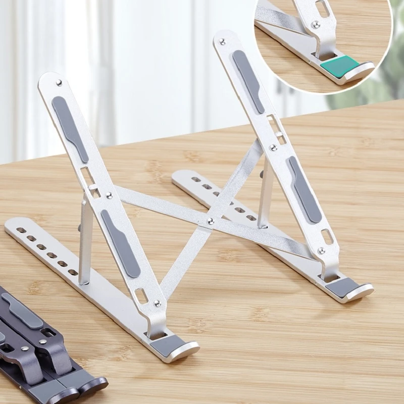 

2 In 1 ABS Plastic Vertical Storage Laptop Stand Desktop Tablet Holder Desk Mobile Phone Stand For IPad Macbook Pro Notebook