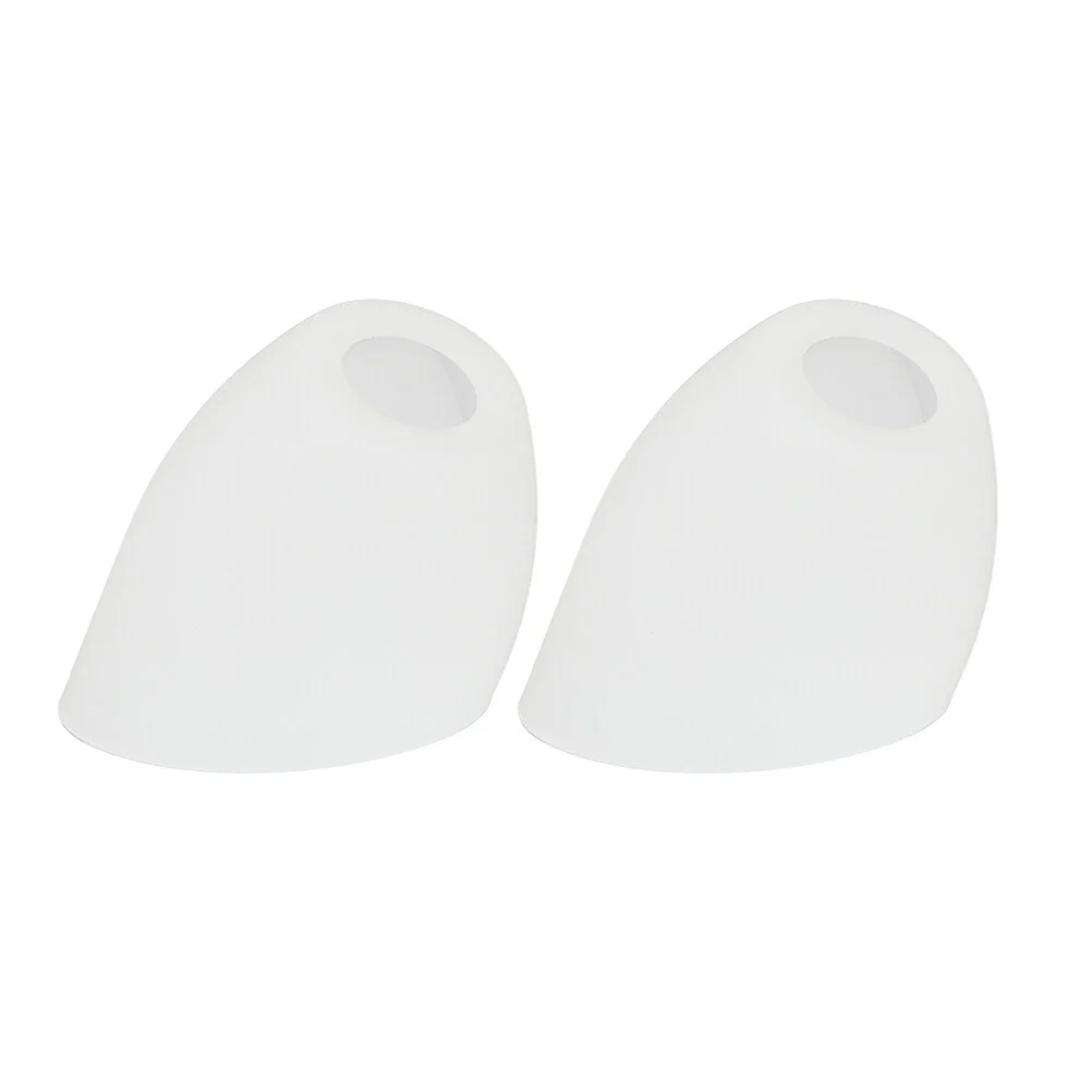 

2 Pcs Glass Lamp Shade White Light Simple Lampshade Globe Shades Floor Cover Desk Plastic