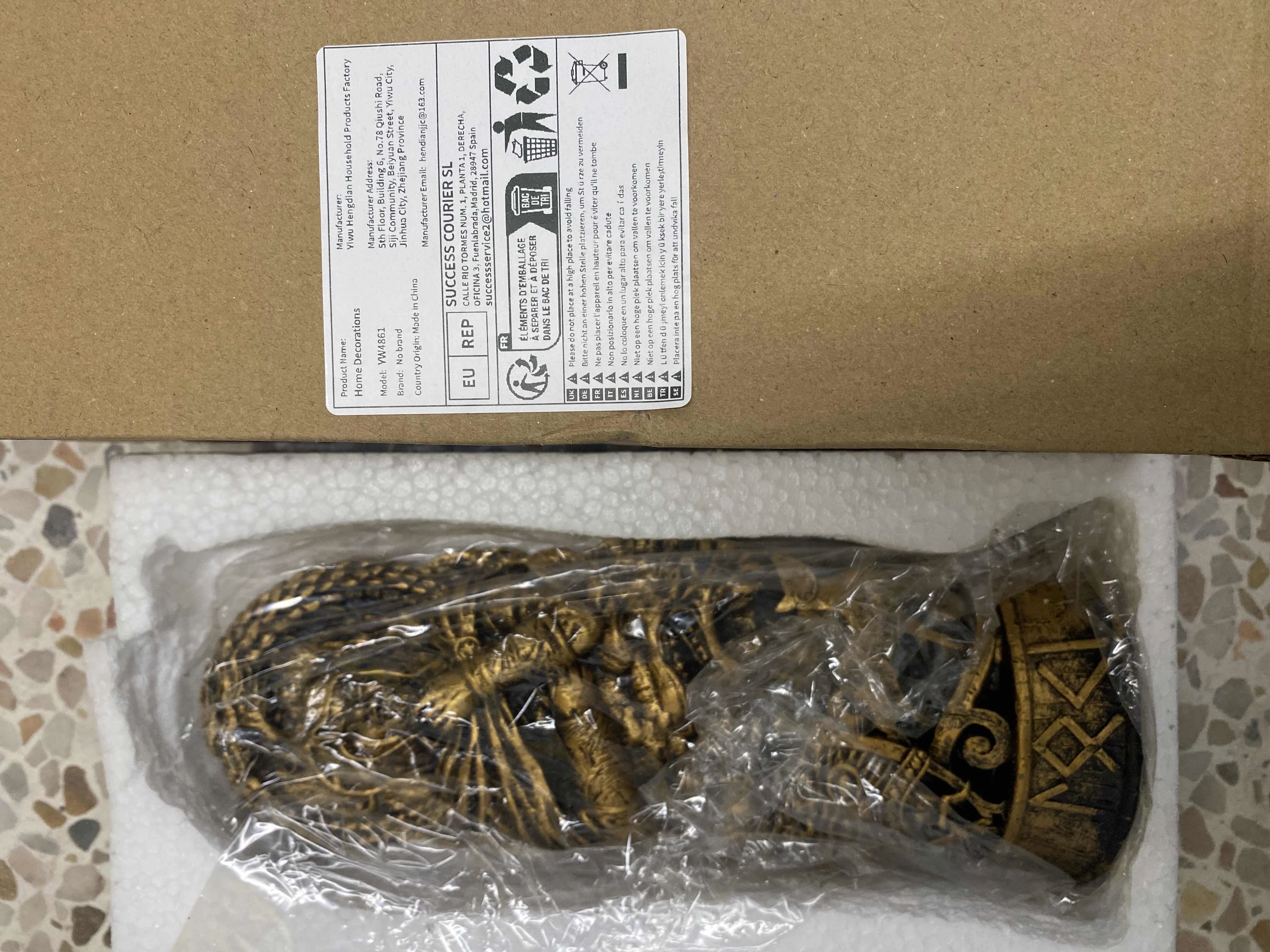 Статуя богов викингов скандинавский пантеон орнамент из смолы статуя Фреи