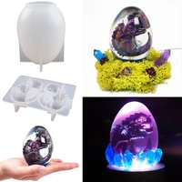 egg ball dragon mold diy crystal epoxy resin mold egg shaped night light home decoration set mirror epoxy silicone mold