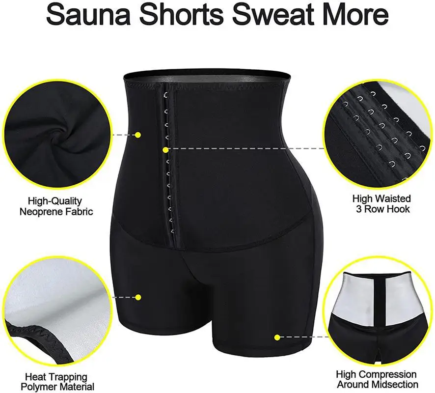 Sweat Sauna Pants Body Shaper Women Weight Loss Slimming Belly Corrective High Waist Trainer Tummy Sweat Leggings Tracksuit