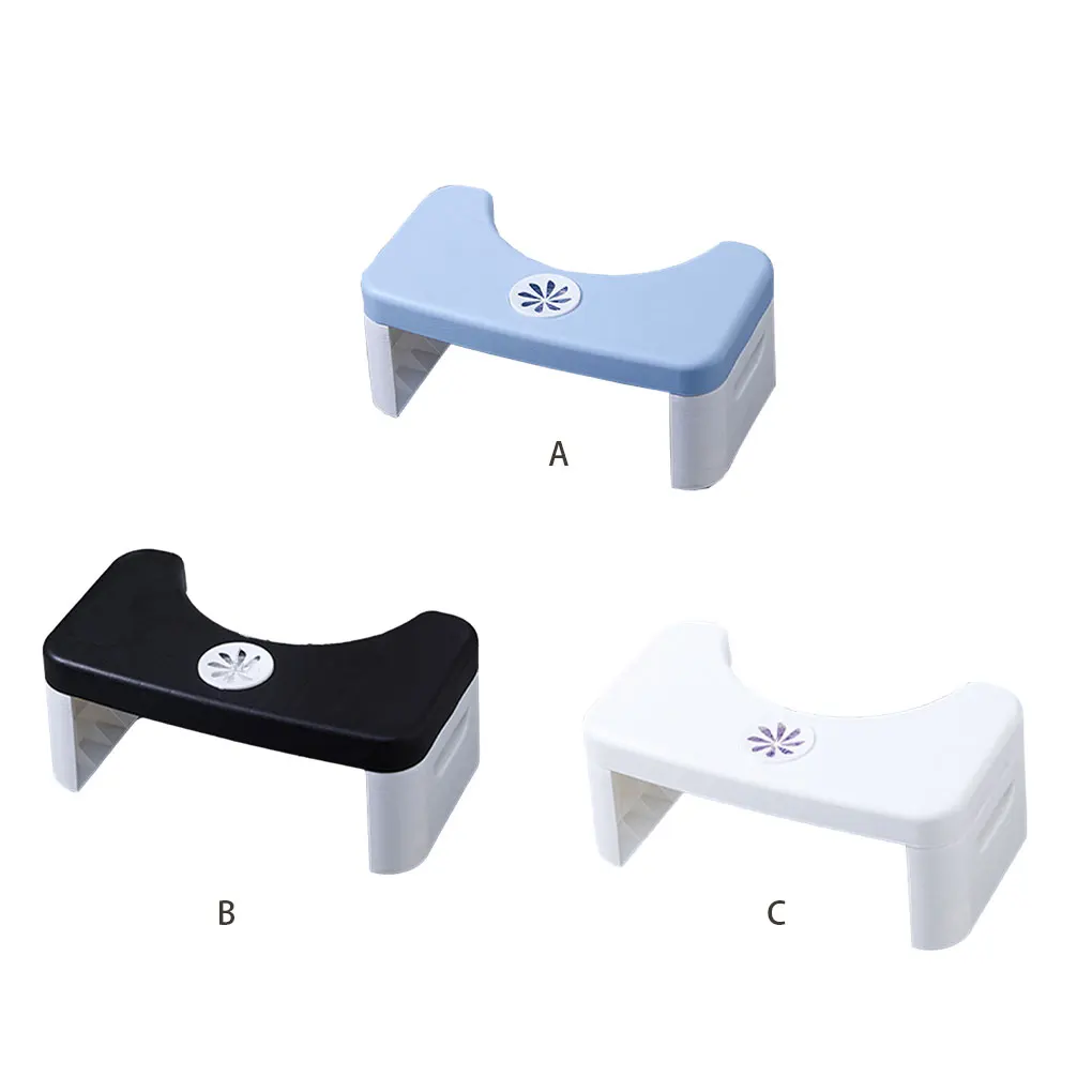 

Thickened Stool Improved Comfort For In Toilet Sense Security PP For Bathroom For Durable Squatting Toilet Stool