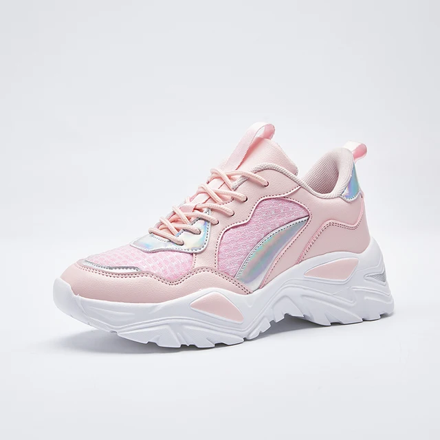 Men Women Non Slip Lace Up Running Shoe 