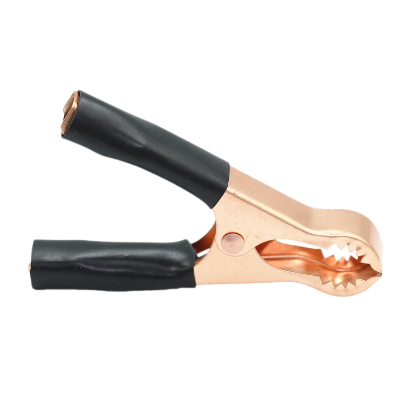 2Pcs 50A Red + Black 75/80mm Crocodile Car Caravan Van Battery Test Lead Clips Best Promotion Alligator |