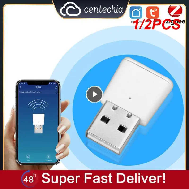 

1/2PCS Tuya Smart Gateway Hub Multi-mode Smart Home Bridge WiFi ZigBee APP Wireless Remote Control Alexa Home