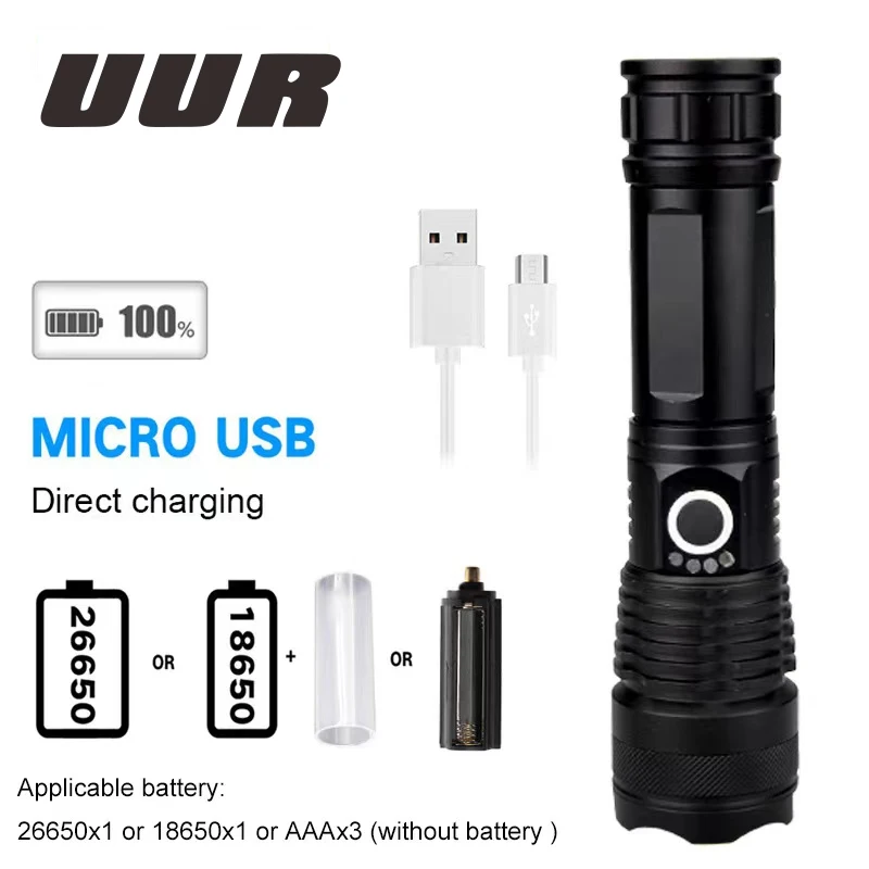 Самый мощный фонарик XHP50 5 режимов светодиодный фонарь онарик с USB-зарядкой и