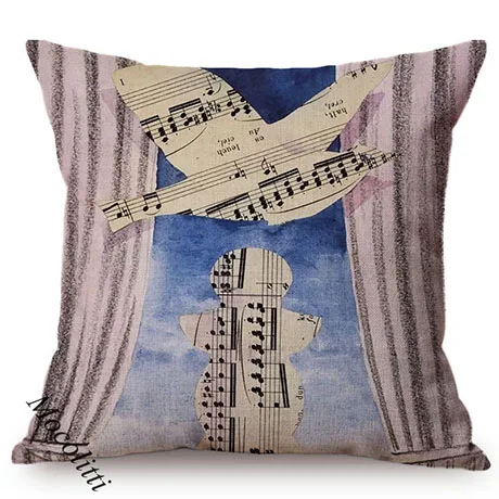 Льняная наволочка Mocolitti Рене Магритт рене жирар театр зависти уильям шекспир