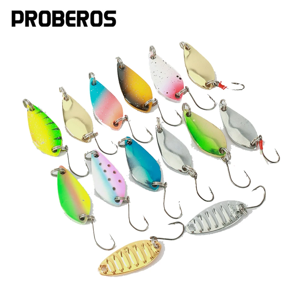 

Metal Spoon Lure Fishing Baits 2.5g/3.5g/5g Sequins Artificial Wobbler Casting Jigging Saltwater For Carp Accessories Pesca