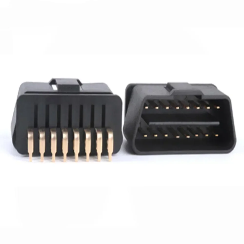

OBD II OBD2 90 градусов 16-контактный разъем-адаптер проводные розетки штекер разъем автомобильный диагностический инструмент кабель